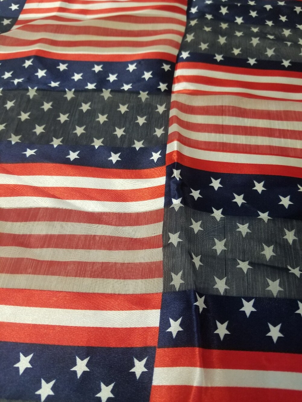 Americana Square Scarf - Picture 3 of 4